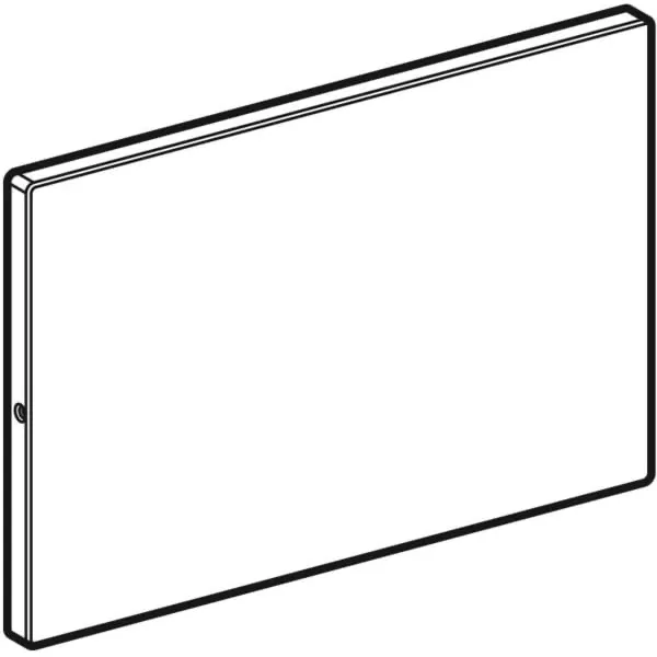 Sigma Abdeckplatte verschraubbar: gebürstet, easy-to-clean-beschichtet Sigma Abdeckplatte verschraubbar: gebürstet, easy-to-clean-beschichtet