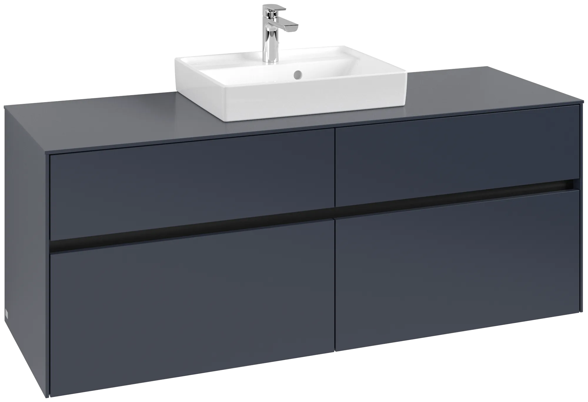Villeroy & Boch Collaro Waschbeckenunterschrank C073B0, 1400 x 548 x 500 mm, Marine Blue
