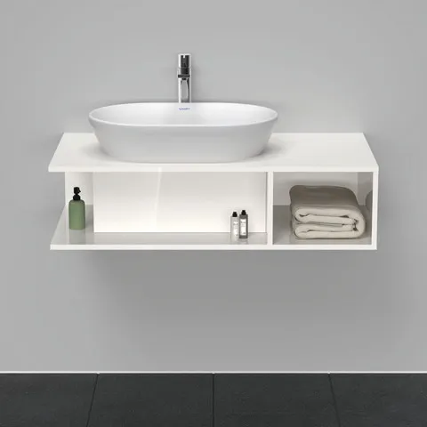 Duravit Waschtischunterschrank wandhängend „D-Neo“ 100 × 26 × 55 cm Weiß Hochglanz