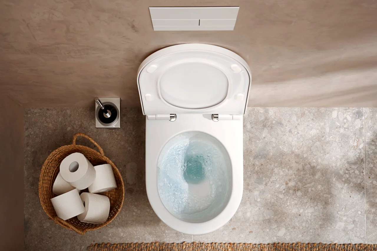 Hansgrohe EluPura S Wand-WC-Set, 540x360 mm, weiß, mit AquaHelix Flush, SmartClean, SoftClose und QuickRelease