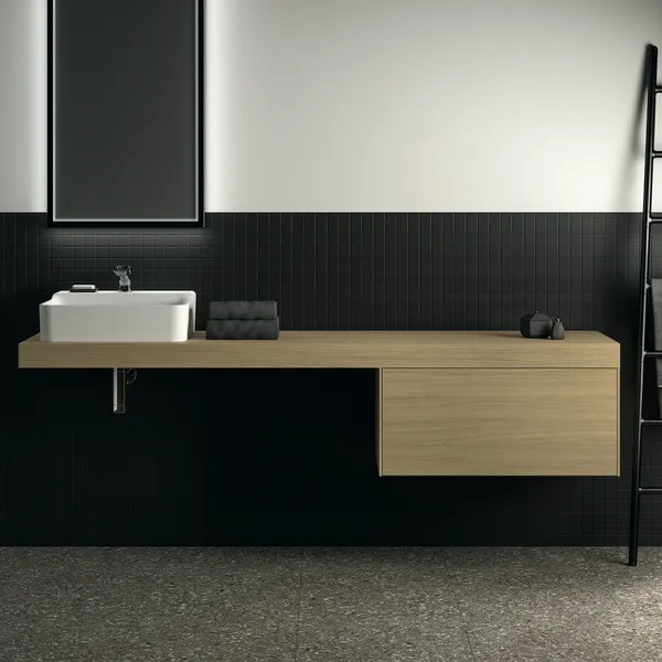 Konsole Conca, 2000x505x80mm, Weiß