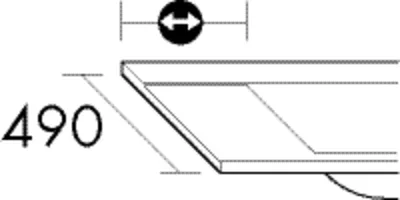 burgbad Sana-Waschtisch Maßanf. (MWBM999), Sys30, Alpinweiss burgbad Sana-Waschtisch Maßanf. (MWBM999), Sys30, Alpinweiss
