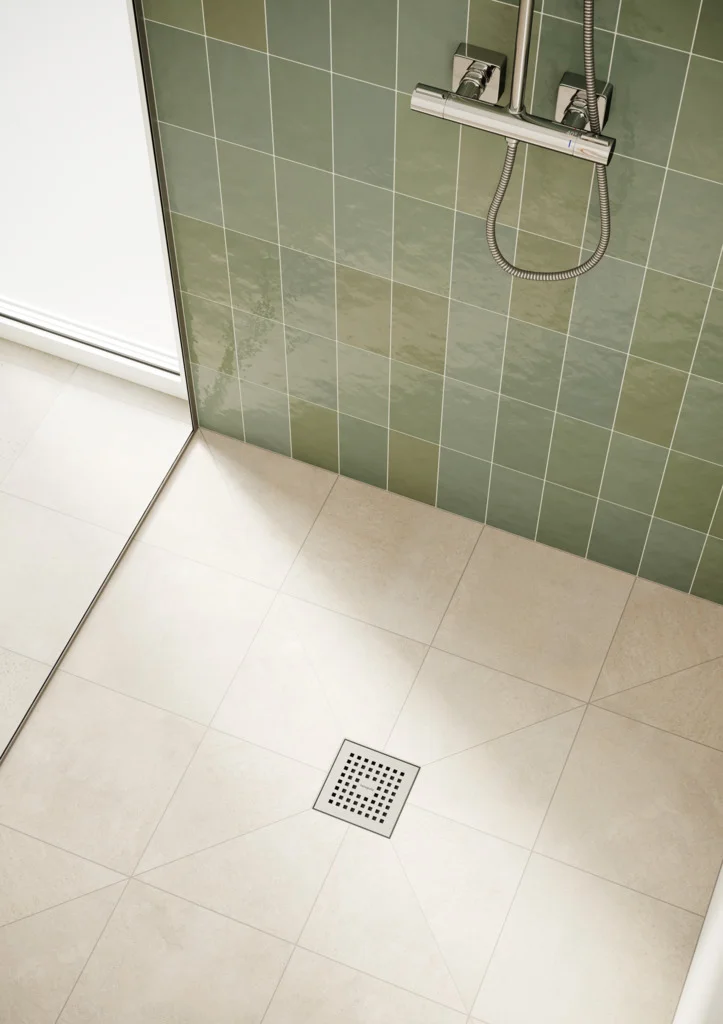 Hansgrohe RainDrain Point Komplettset Punktablauf 150x150 mm Edelstahl gebürstet