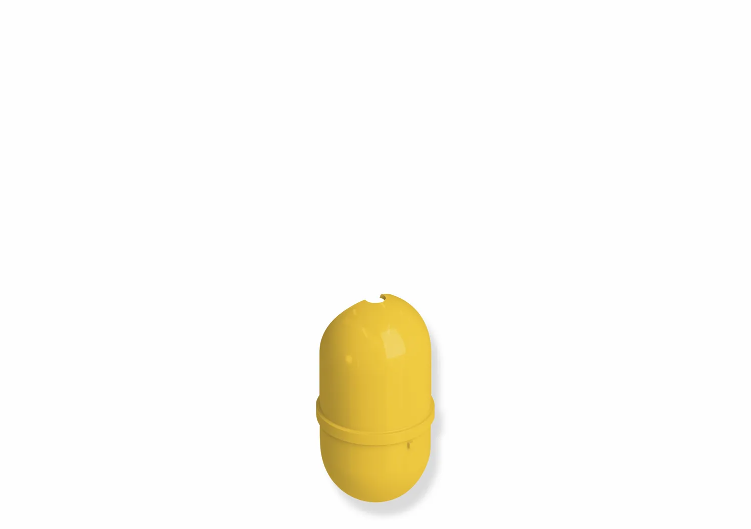 HEWI Bürstenbehälter „Serie 477“ 11,5 × 20,4 cm in Senfgelb HEWI Bürstenbehälter „Serie 477“ 11,5 × 20,4 cm in Senfgelb