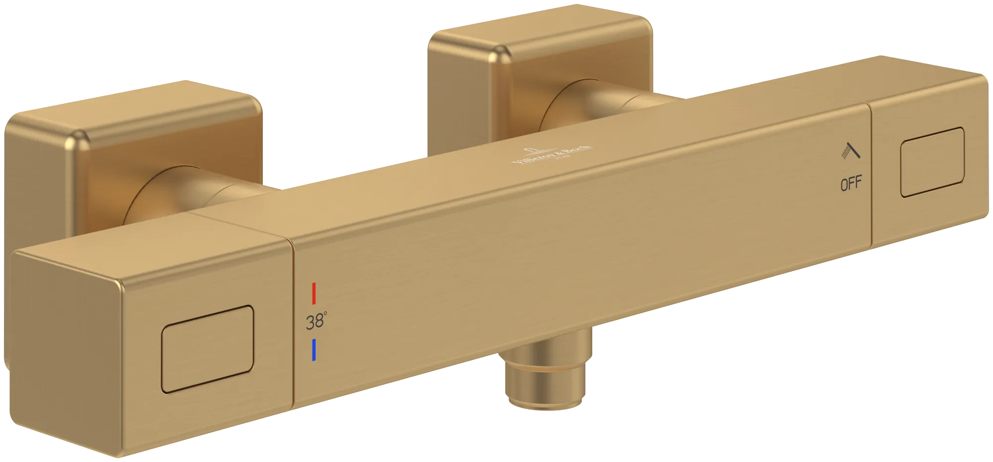 Einhand-Duscharmatur TVS00001800061 10,4 cm in Brushed Gold Einhand-Duscharmatur TVS00001800061 10,4 cm in Brushed Gold