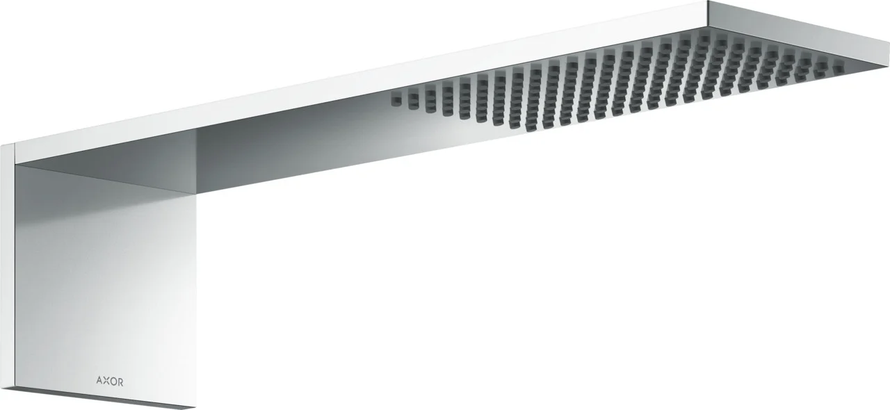 Hansgrohe AXOR ShowerComposition Kopfbrausemodul 1jet Chrom, 110 x 220 mm, PowderRain Strahlart, 425 mm Ausladung