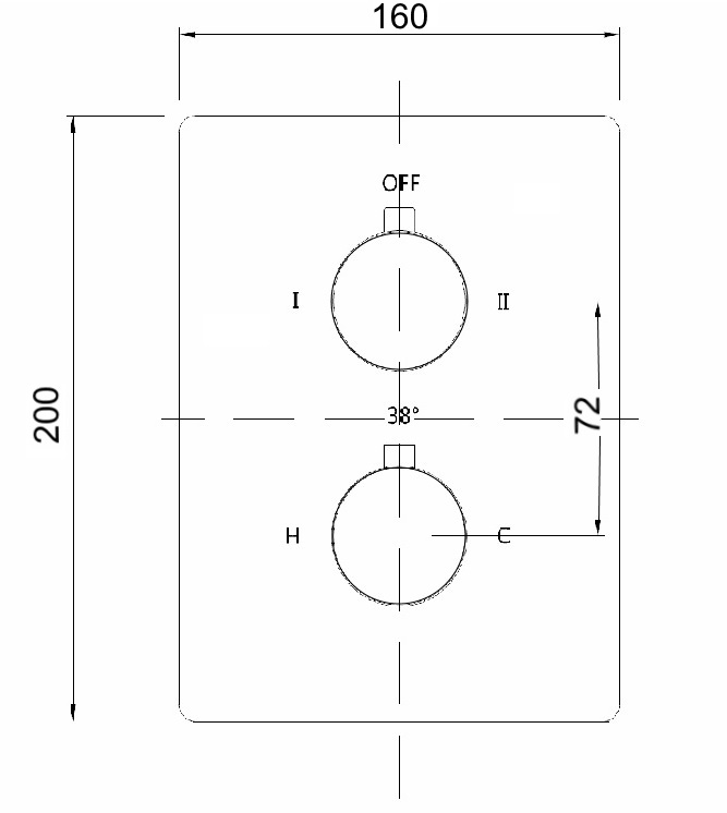 Fertigmontageset Thermostat-Batterie AqvaTherm zu Art. 092564750 C-Box - Thermoelement - Ab- und Umstellventil (2-Wege) - Abdeckrosette - Hülsen + Griffe - Sicherheitstaste - chrom