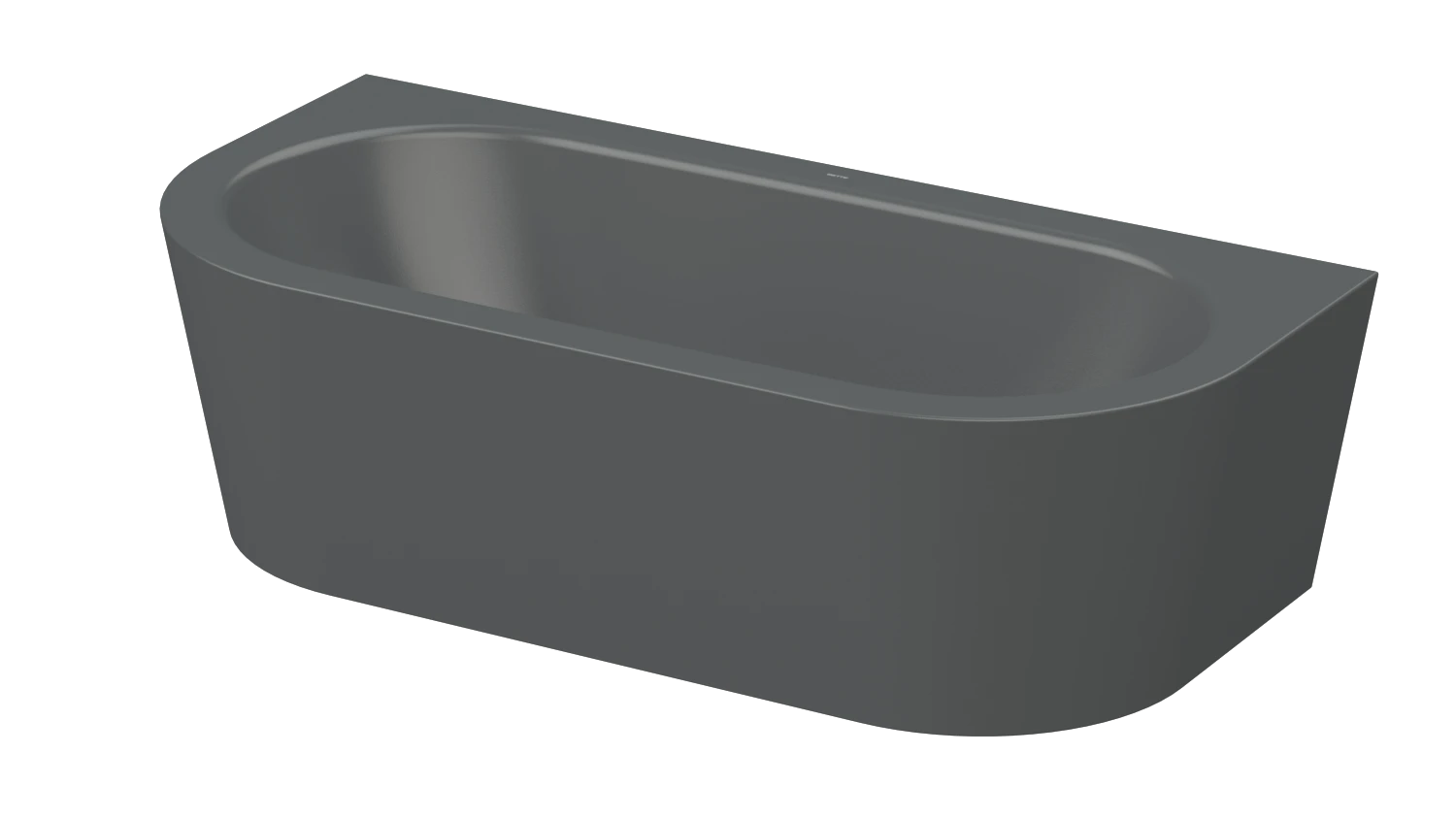 Bette rechteck Badewanne „BetteStarlet I Silhouette“ 195 × 95 cm in Raven