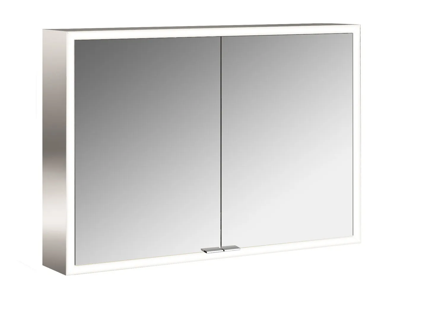 emco prime emco asis PG2 LED-Lichtspiegelschrank Prime Facelift Aufputz, 1000 mm, 2-türig