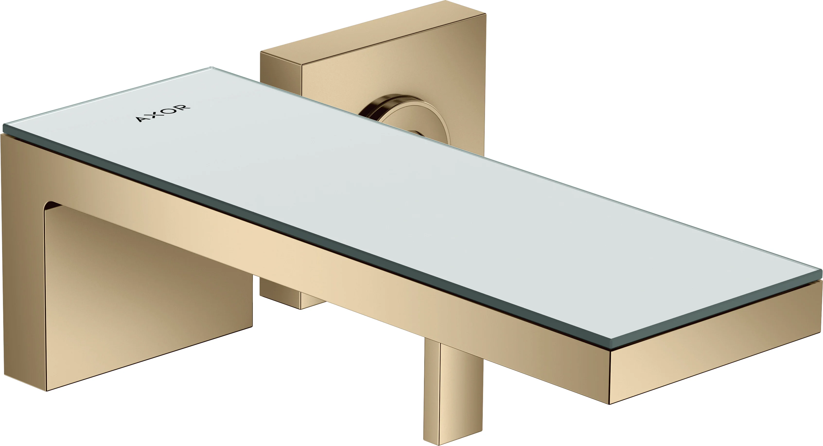 Hansgrohe AXOR MyEdition Platte 245 Glas – abnehmbar, 245 mm Länge