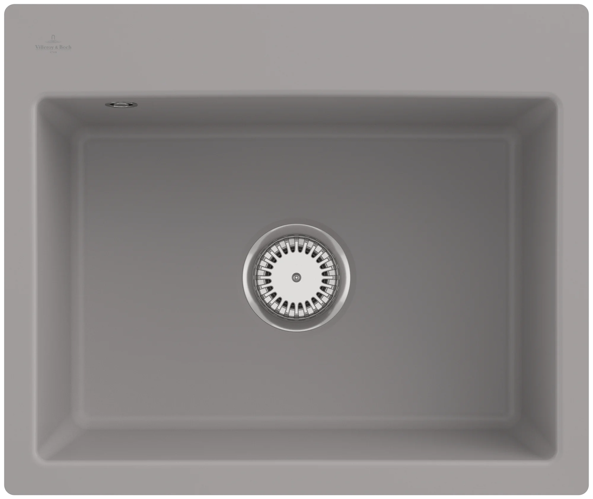 Villeroy & Boch Subway 60 S flat 565x475mm, flächenbündige Spüle inklusive Ablaufgarnitur