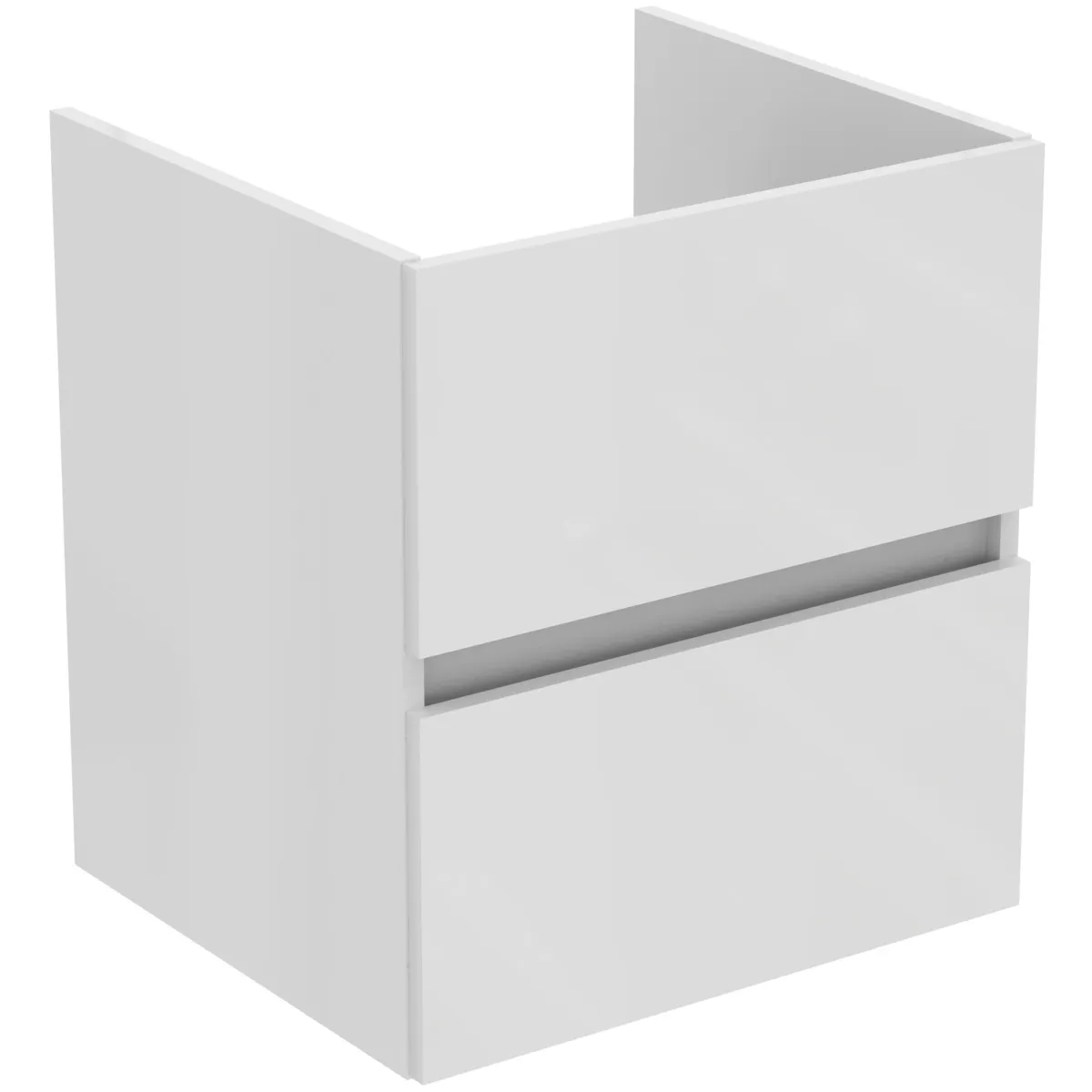 Ideal Standard Möbelwaschtischunterschrank Eurovit+ 2 Auszüge 500x440x550mm Hochglanz weiß lackiert Ideal Standard Möbelwaschtischunterschrank Eurovit+ 2 Auszüge 500x440x550mm Hochglanz weiß lackiert