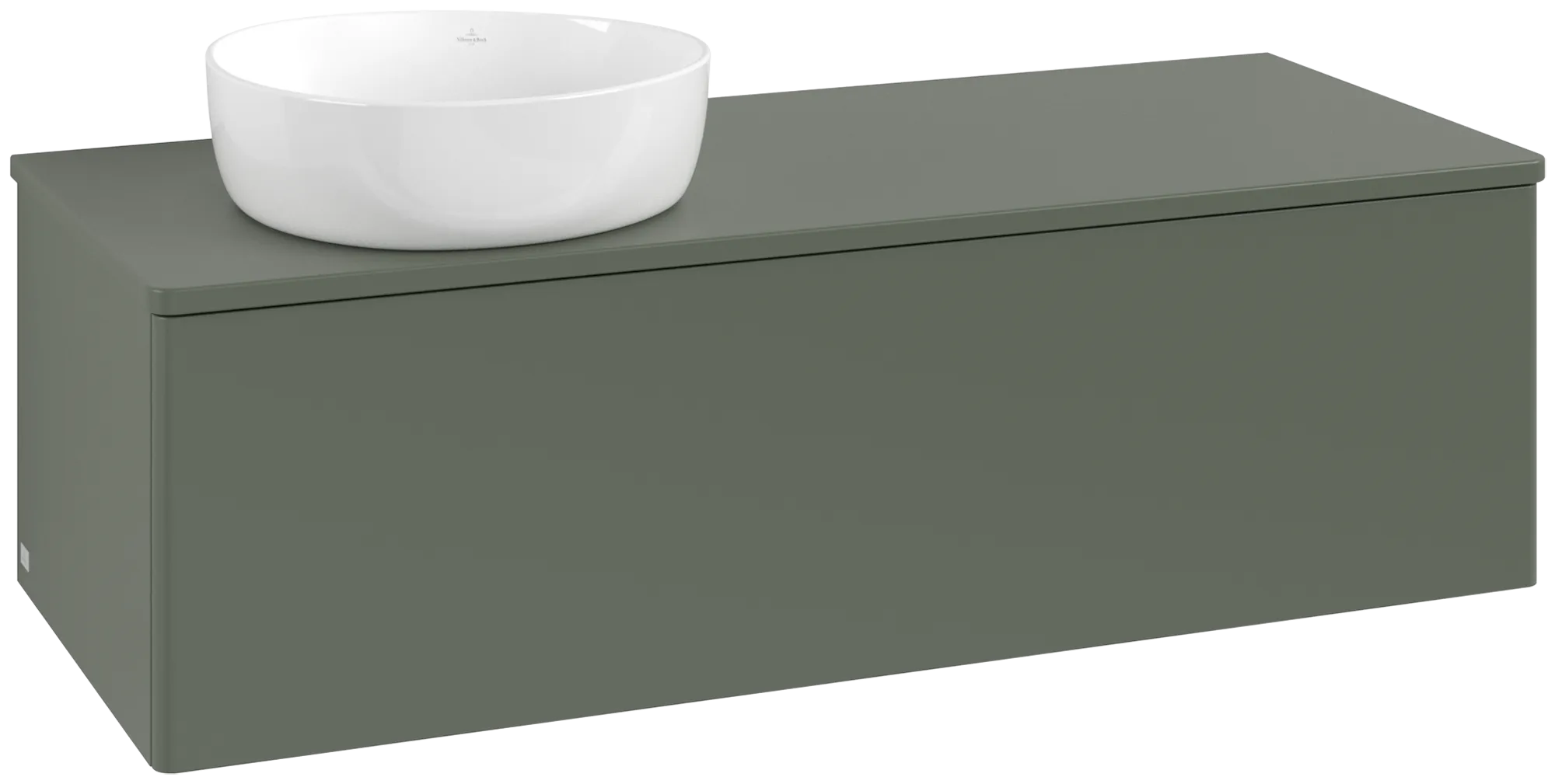 Villeroy & Boch Antao Waschbeckenunterschrank K33_5, 1200 x 360 x 500 mm, Leaf Green Matt Lacquer
