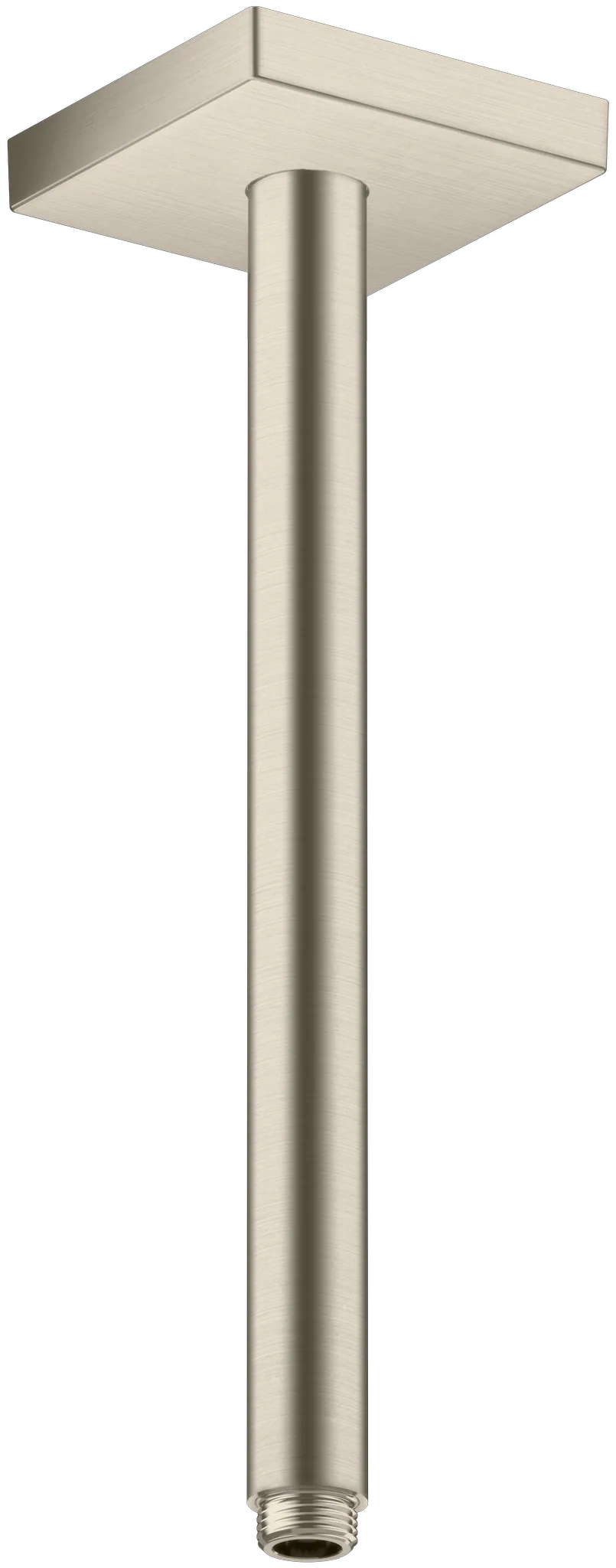 Hansgrohe AXOR ShowerSolutions Deckenanschluss 300 mm eckig, Brushed Nickel