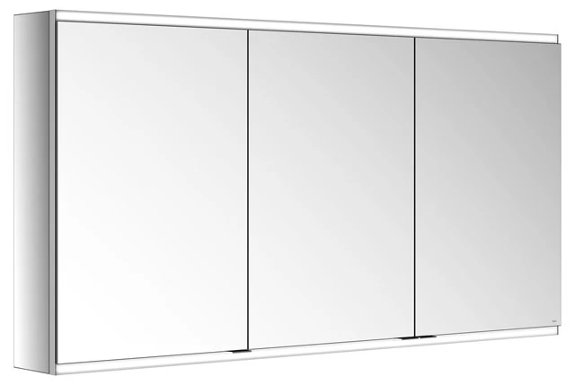KEUCO Wandvorbau Spiegelschrank 3-türig „Royal Modular 2.0“ in Silber (eloxiert), Aufputz, mit Beleuchtung 1400 × 700 × 160 mm KEUCO Wandvorbau Spiegelschrank 3-türig „Royal Modular 2.0“ in Silber (eloxiert), Aufputz, mit Beleuchtung 1400 × 700 × 160 mm