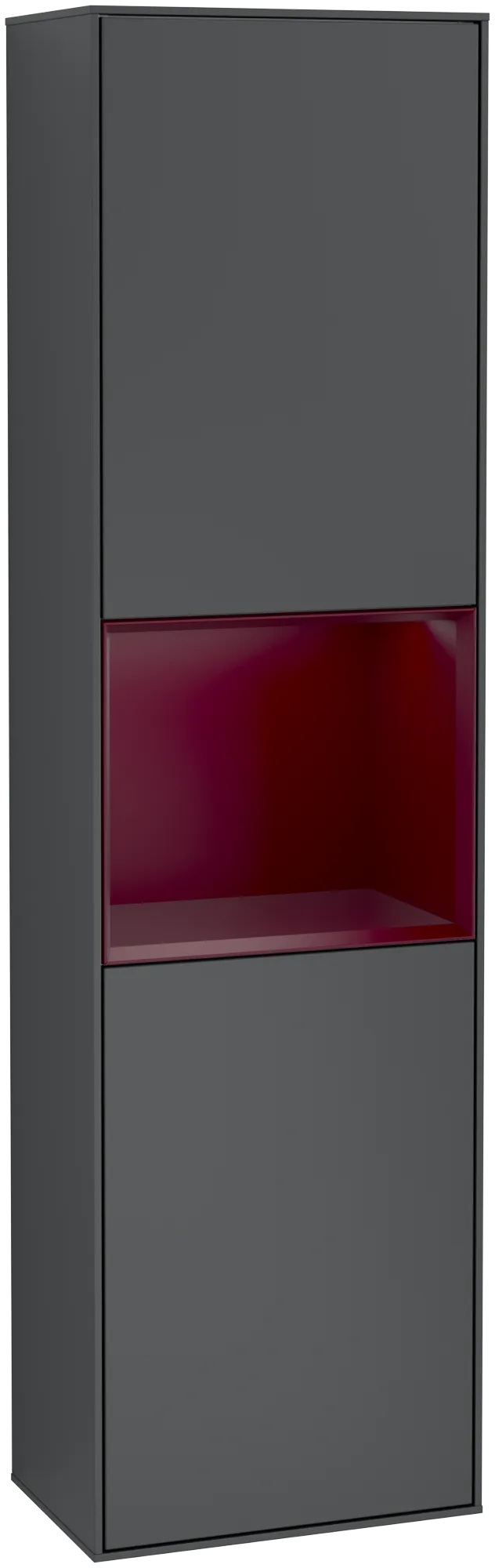 Villeroy & Boch Hochschrank Finion F47, 418x1516x270mm, midnight blue/peony