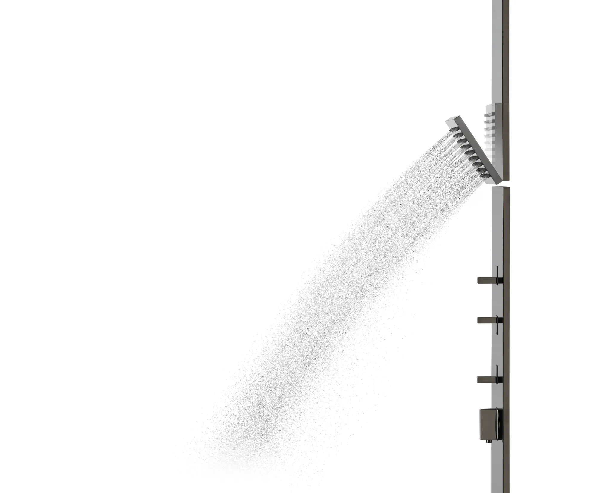 AXOR ShowerComposition Duschpaneel mit Thermostat, Kopfbrause 110/220 1jet und Schulterbrause Chrom