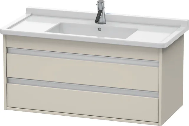 Duravit Waschtischunterschrank wandhängend „Ketho“ 100 × 48 × 45,5 cm Taupe Matt