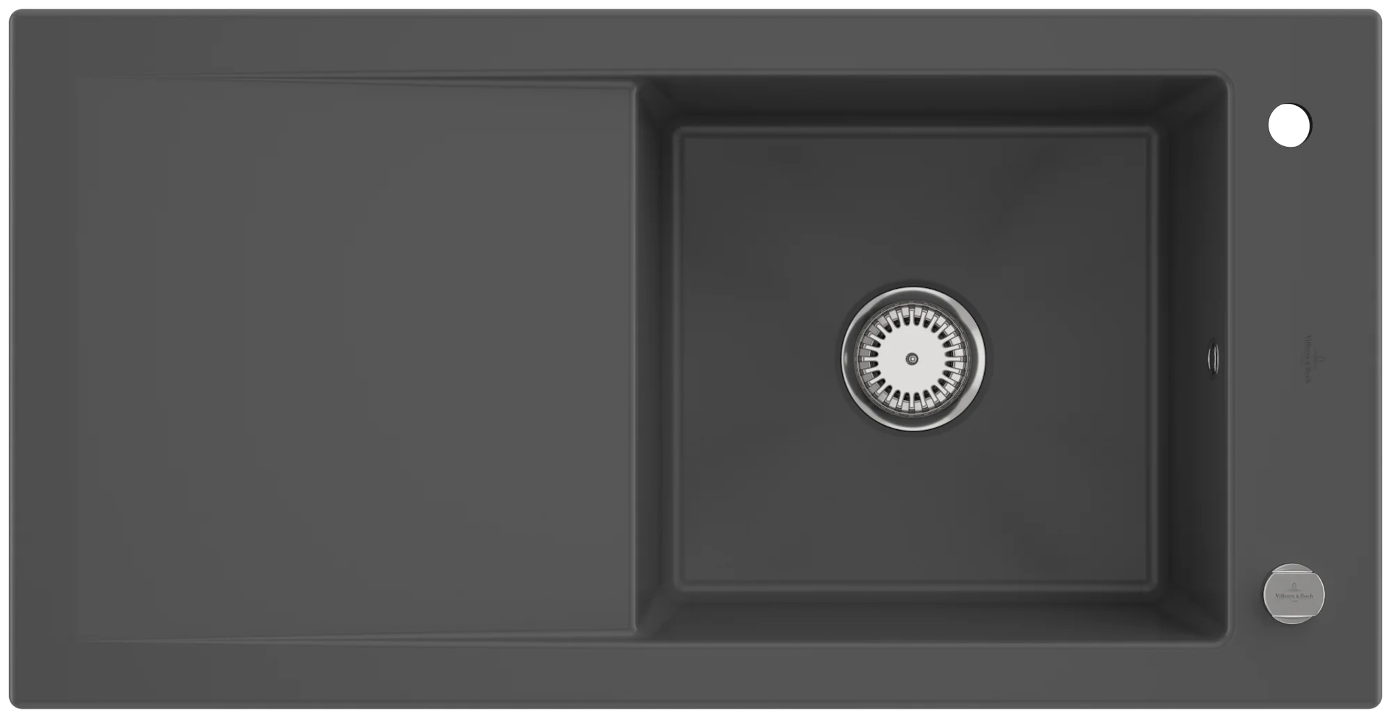 Villeroy & Boch Timeline 60 Einbauspüle, 1000 x 510 mm, Graphite CeramicPlus