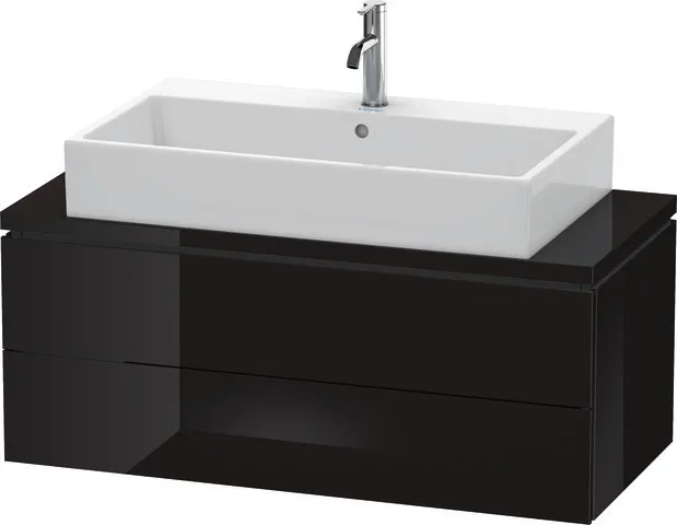 Duravit Waschtischunterschrank wandhängend „L-Cube“ 102 × 40 × 47,7 cm Schwarz Hochglanz Duravit Waschtischunterschrank wandhängend „L-Cube“ 102 × 40 × 47,7 cm Schwarz Hochglanz