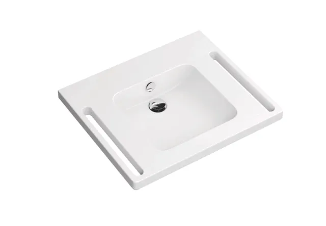 HEWI Waschtisch PG87, alpinweiß, 650x550mm HEWI Waschtisch PG87, alpinweiß, 650x550mm