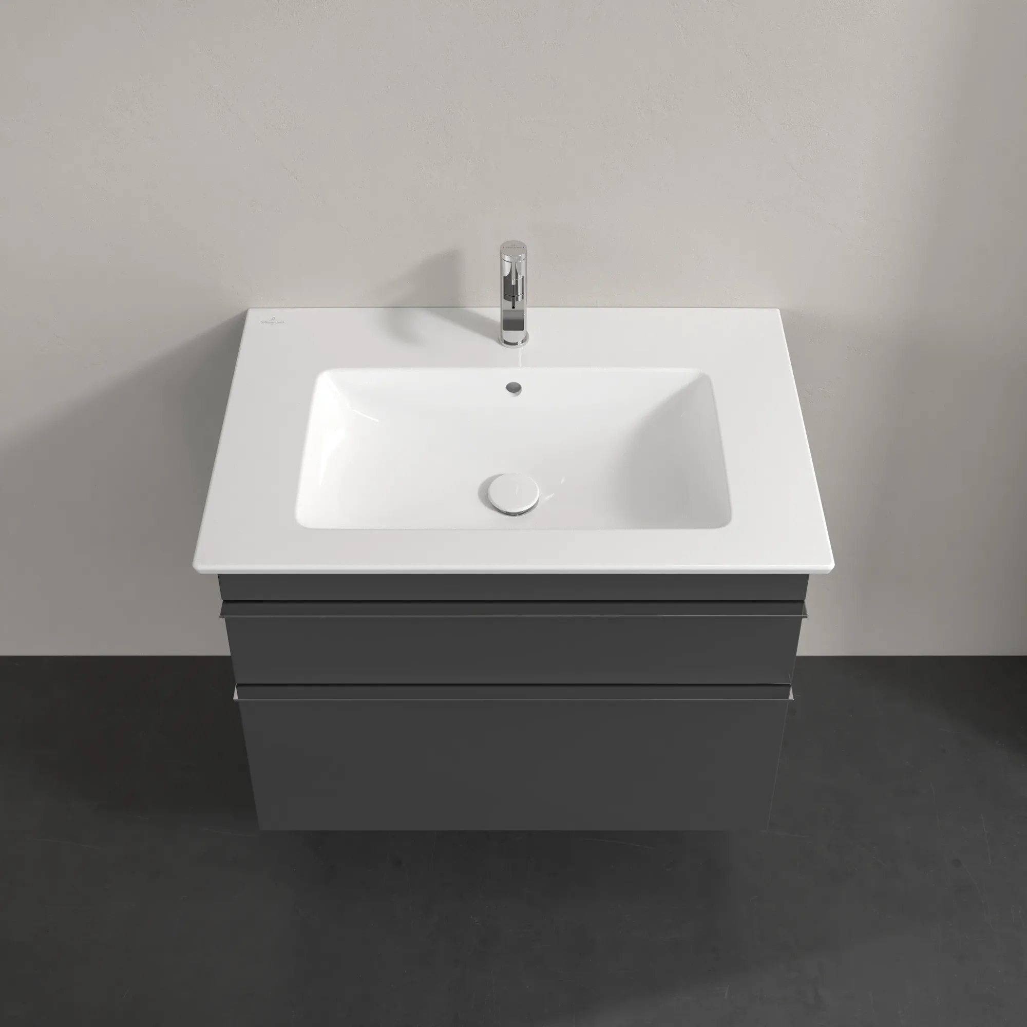 Villeroy & Boch Venticello Waschbeckenunterschrank A92501 Glossy Grey