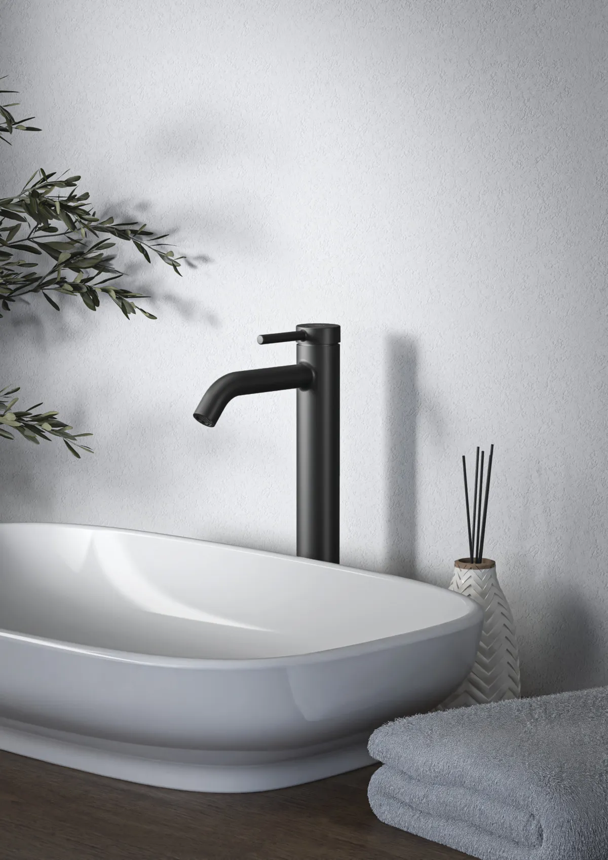 Ideal Standard Waschtischarmatur Ceraline Nuovo Ausladung 135mm verlängerter Sockel ohne Ablaufgarnitur BlueStart Silk Black Ideal Standard Waschtischarmatur Ceraline Nuovo Ausladung 135mm verlängerter Sockel ohne Ablaufgarnitur BlueStart Silk Black