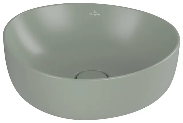 Villeroy & Boch Aufsatzwaschtisch „Antao“ 400 × 395 × 150 mm, ohne Hahnlochbohrung in Morning Green Villeroy & Boch Aufsatzwaschtisch „Antao“ 400 × 395 × 150 mm, ohne Hahnlochbohrung in Morning Green
