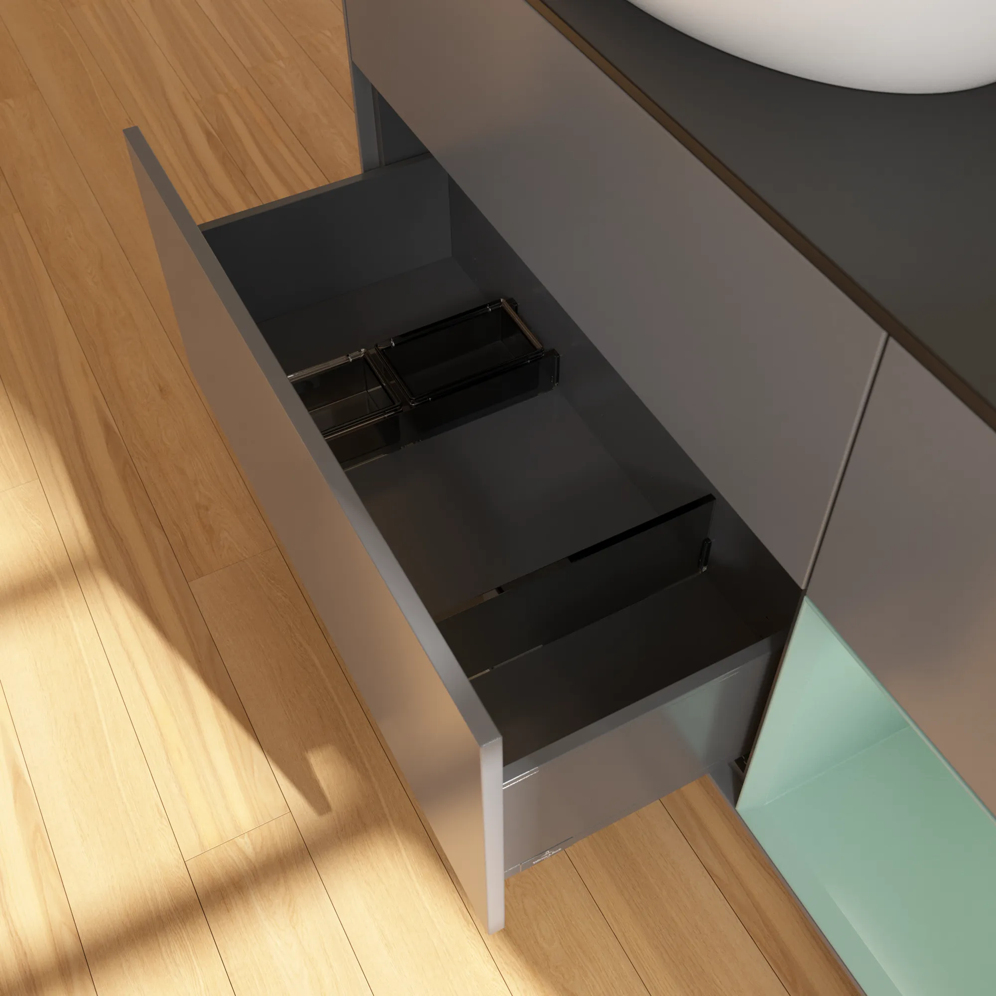 Villeroy & Boch Finion FA5 Waschbeckenunterschrank, anthrazit