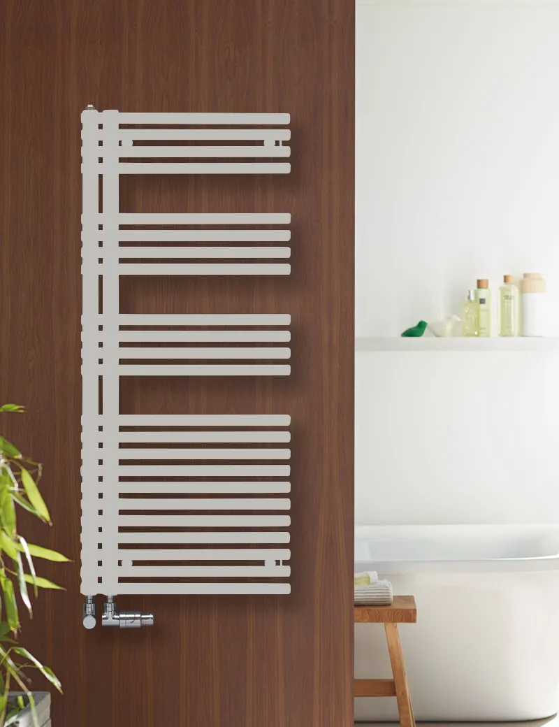 Zehnder Badheizkörper Forma Asym, rechts, 50 mm LFAR-150-050-05 1441x60x496 Light Grey