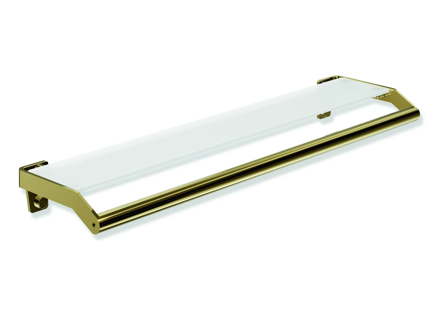 Ablage mit Haltegriff des Systems 900, Edelstahl, PVD, Glasplatte mit Splitterschutzfolie, weiß hinterlackiert, 720 mm breit, 70 mm hoch, 188 mm tief, in Farbe CK (Messing glänzend) Ablage mit Haltegriff des Systems 900, Edelstahl, PVD, Glasplatte mit Splitterschutzfolie, weiß hinterlackiert, 720 mm breit, 70 mm hoch, 188 mm tief, in Farbe CK (Messing glänzend)