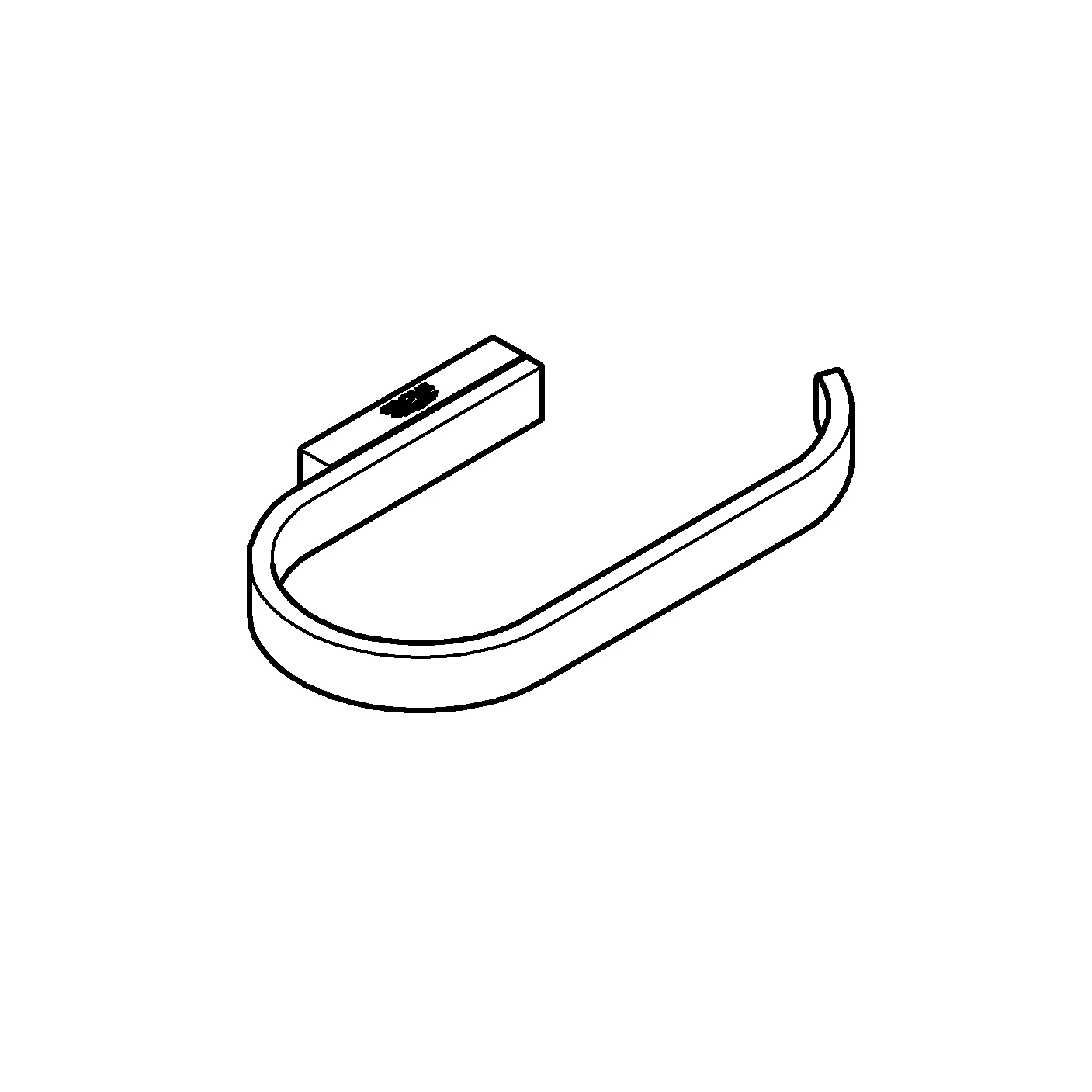 WC-Papierhalter Selection 41220, ohne Deckel, phantom black WC-Papierhalter Selection 41220, ohne Deckel, phantom black