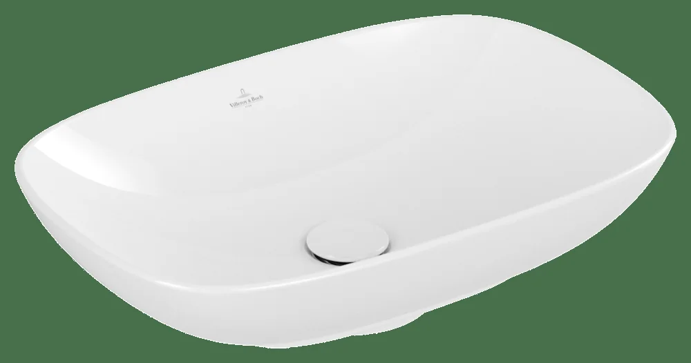 Villeroy & Boch Loop & Friends Aufsatzwaschbecken 560x380mm Rechteck mit Überlauf Weiß Alpin Villeroy & Boch Loop & Friends Aufsatzwaschbecken 560x380mm Rechteck mit Überlauf Weiß Alpin