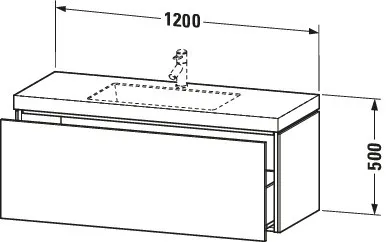 Duravit Möbelset c-shaped Set wandhängend wandhängend „L-Cube“ 120 × 50 × 48 cm Duravit Möbelset c-shaped Set wandhängend wandhängend „L-Cube“ 120 × 50 × 48 cm