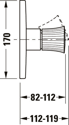 Duravit Unterputz-Armatur „White Tulip“ in Chrom Duravit Unterputz-Armatur „White Tulip“ in Chrom
