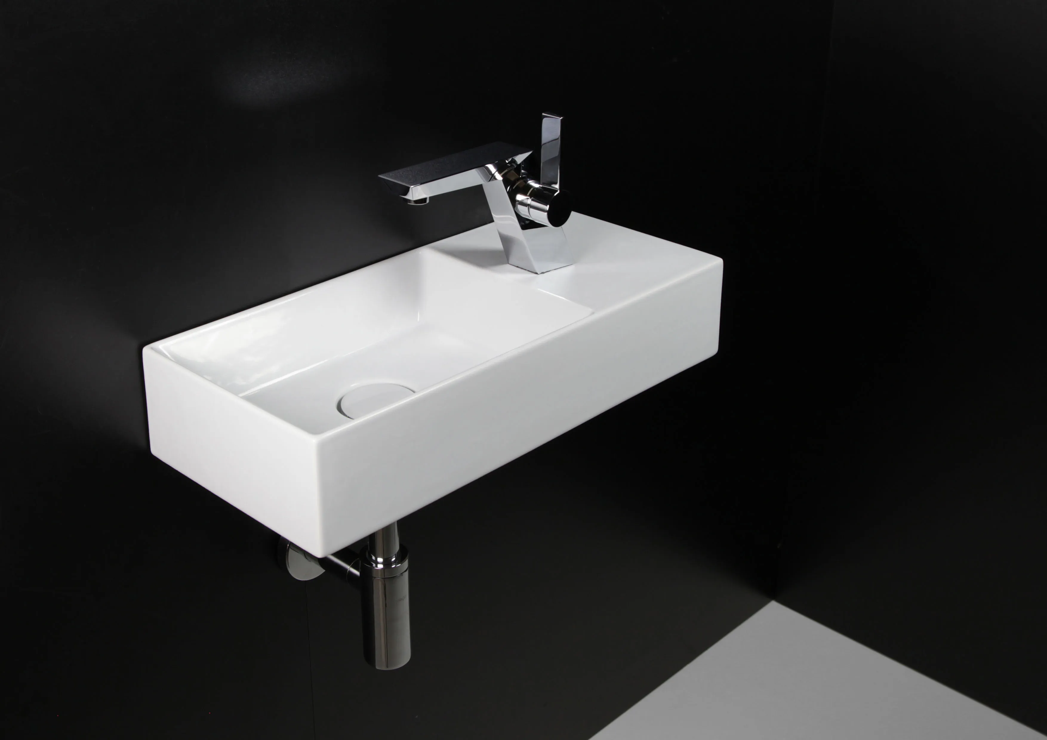 repaBAD Aufsatzwaschtisch „Micro“ 505 × 250 mm in Weiß Matt repaBAD Aufsatzwaschtisch „Micro“ 505 × 250 mm in Weiß Matt