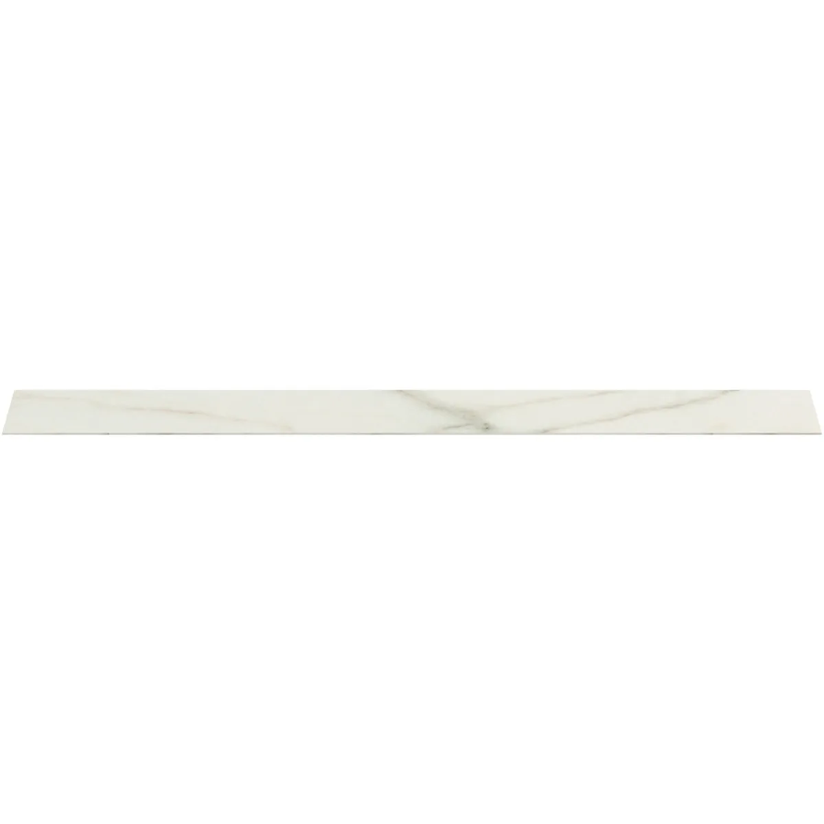 Waschtischplatte Conca, aus Keramik, 2387x373x6mm, Marmor Noir Desir