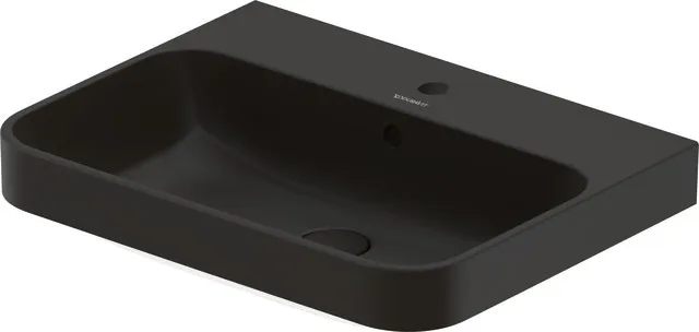 Aufsatzwaschtisch „Happy D.2 Plus“, mit Überlauf, Hahnlochposition mittig Aufsatzwaschtisch „Happy D.2 Plus“, mit Überlauf, Hahnlochposition mittig