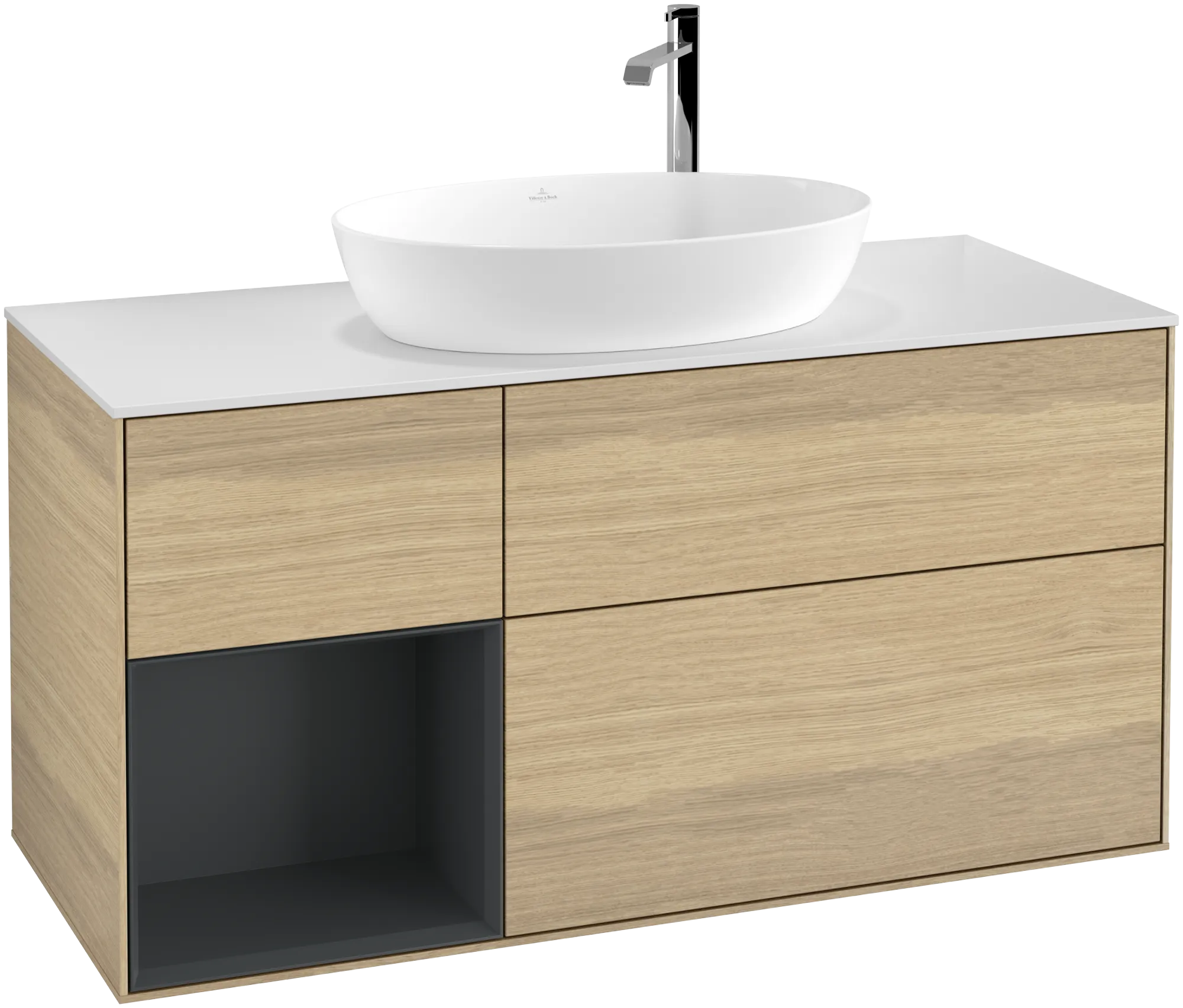 Villeroy & Boch Finion Waschbeckenunterschrank F94 1200x603x501mm mit Beleuchtung