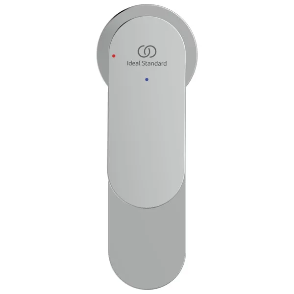 Ideal Standard Waschtischarmatur H75 Ceralife O Ausladung 95mm mit Push-Open Ventil BlueStart Chrom