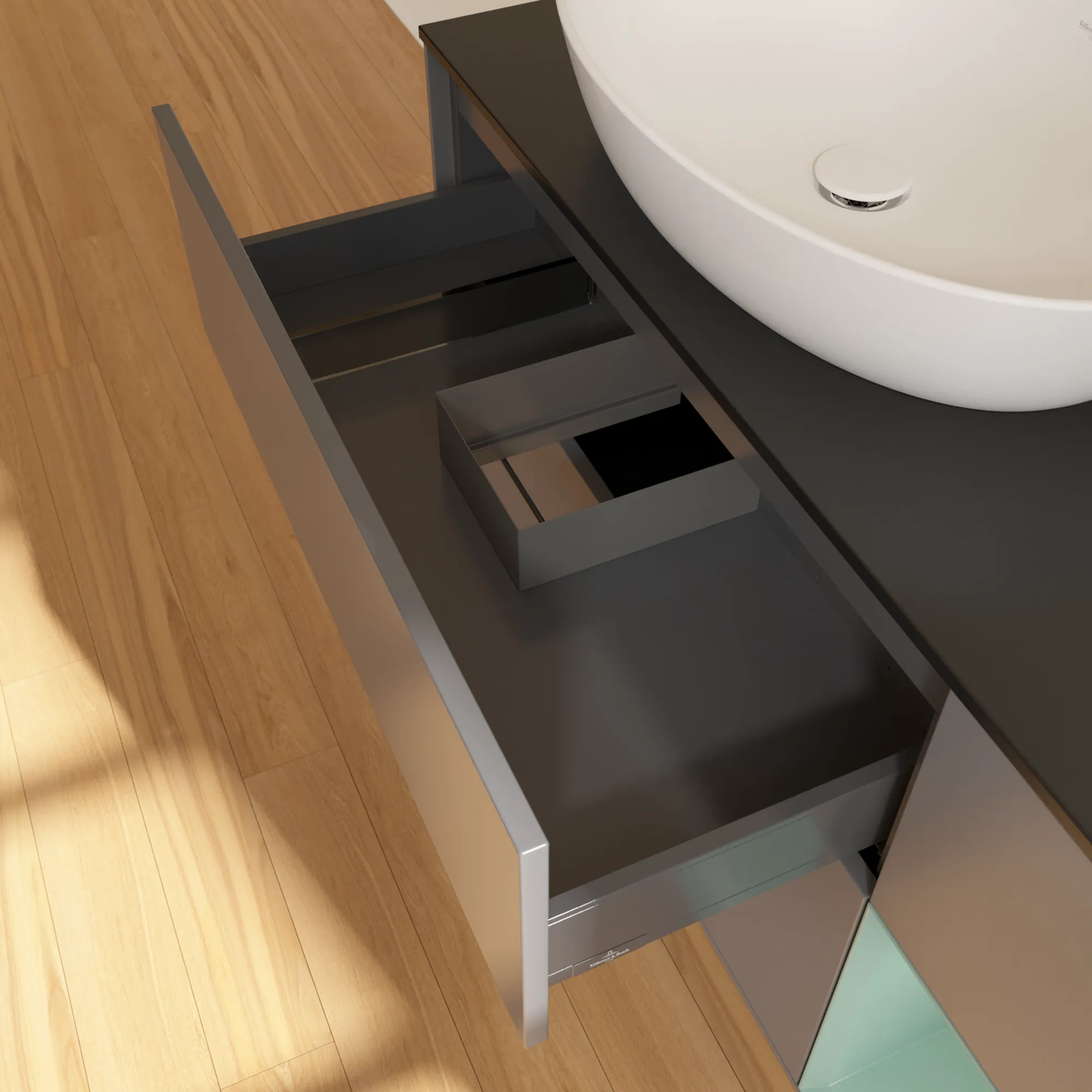 Villeroy & Boch Finion FA5 Waschbeckenunterschrank, anthrazit
