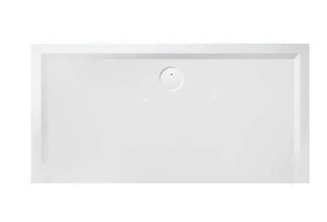 Hoesch Muna Duschwanne 1600x750x30, Mineralguss Solique, Weiß Hoesch Muna Duschwanne 1600x750x30, Mineralguss Solique, Weiß