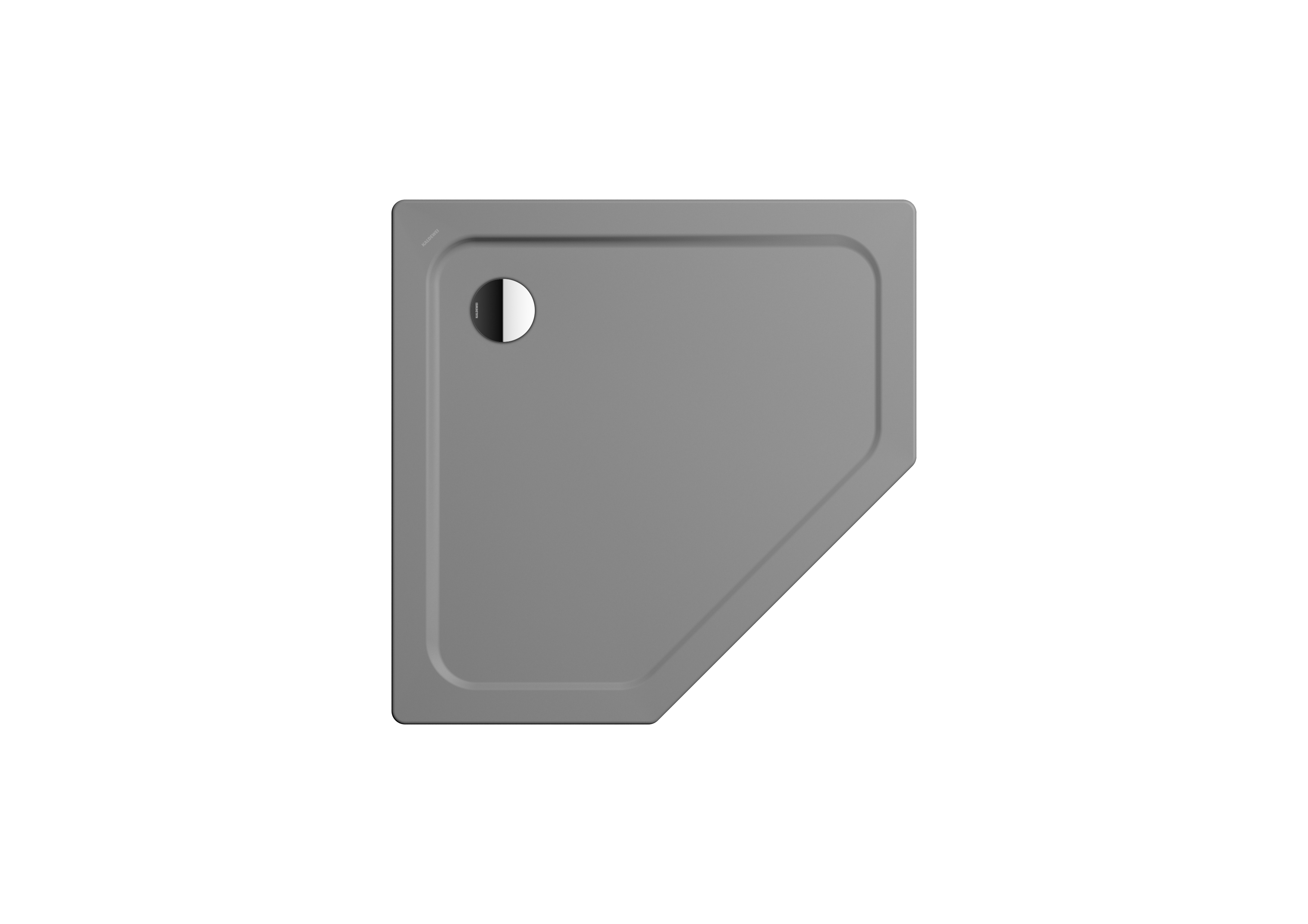 Kaldewei fünfeck Duschwanne „Cornezza“ 90 × 90 cm in cool grey 40
