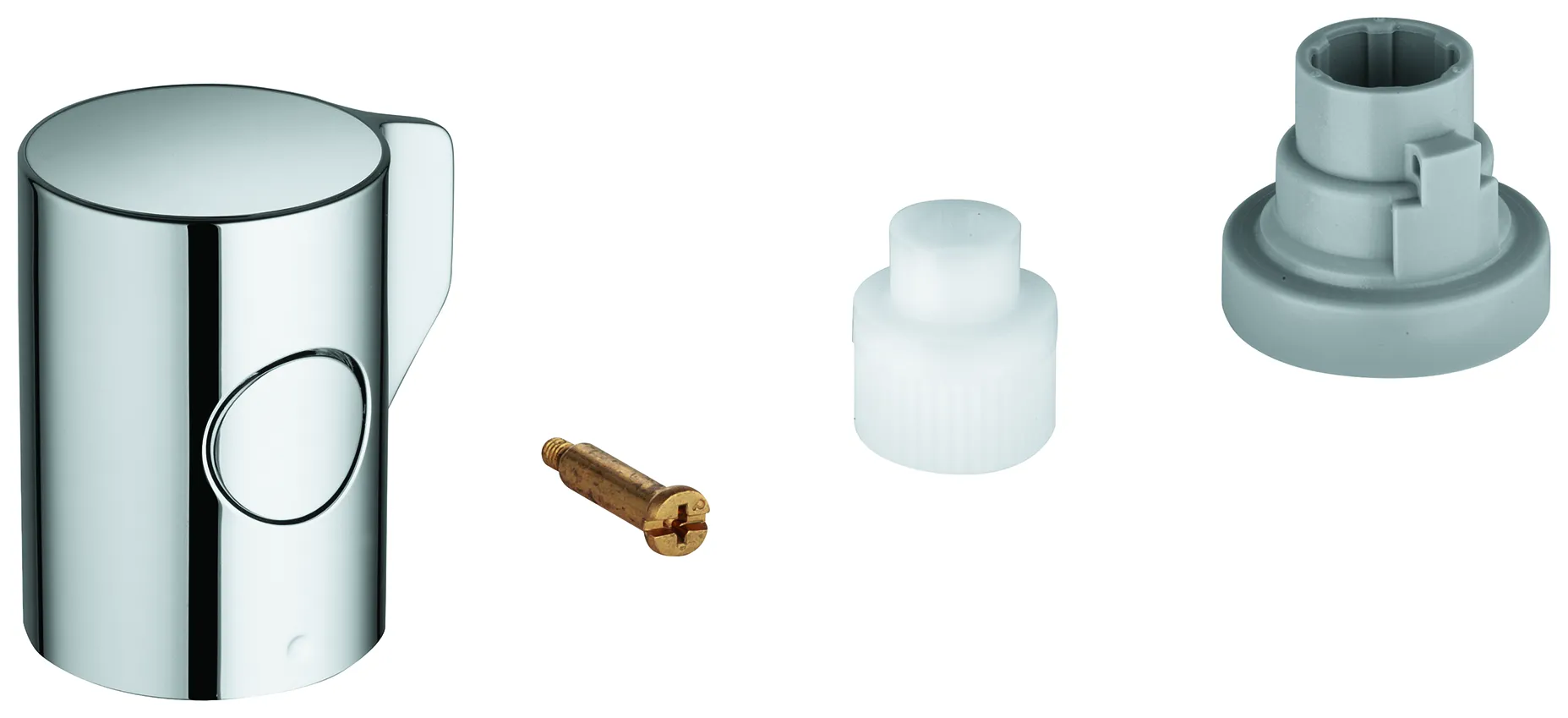 Absperrgriff 47980, für Grohtherm 800, EcoButton, chrom Absperrgriff 47980, für Grohtherm 800, EcoButton, chrom