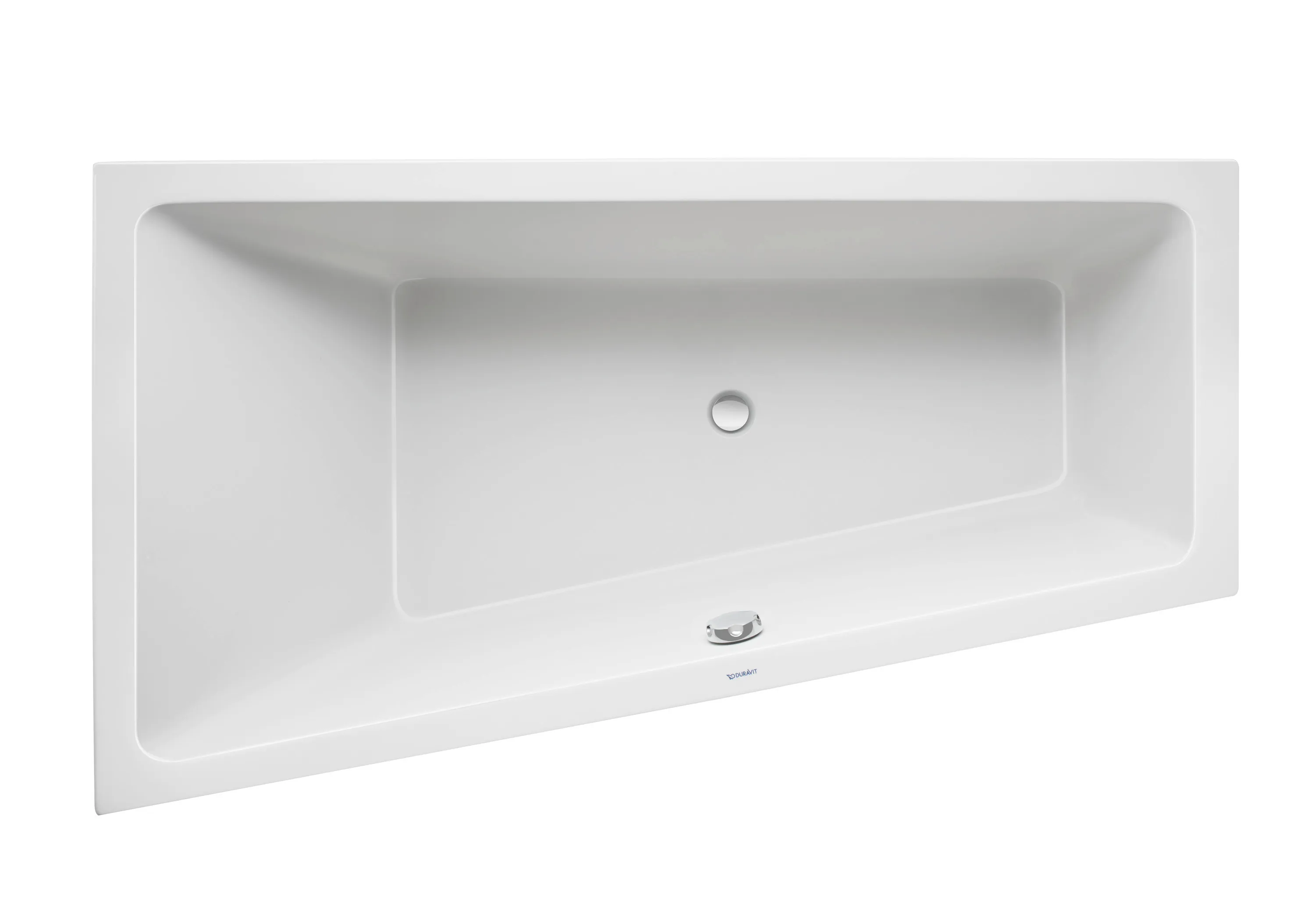 Duravit Badewanne „No.1“ trapez 1600 × 850 mm, links in Weiß Duravit Badewanne „No.1“ trapez 1600 × 850 mm, links in Weiß