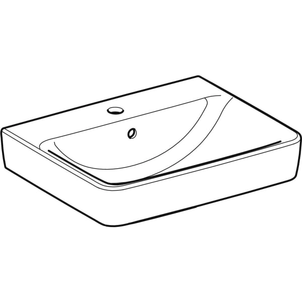 Wandwaschtisch „Renova Plan“, rechteckig 55 × 44 cm