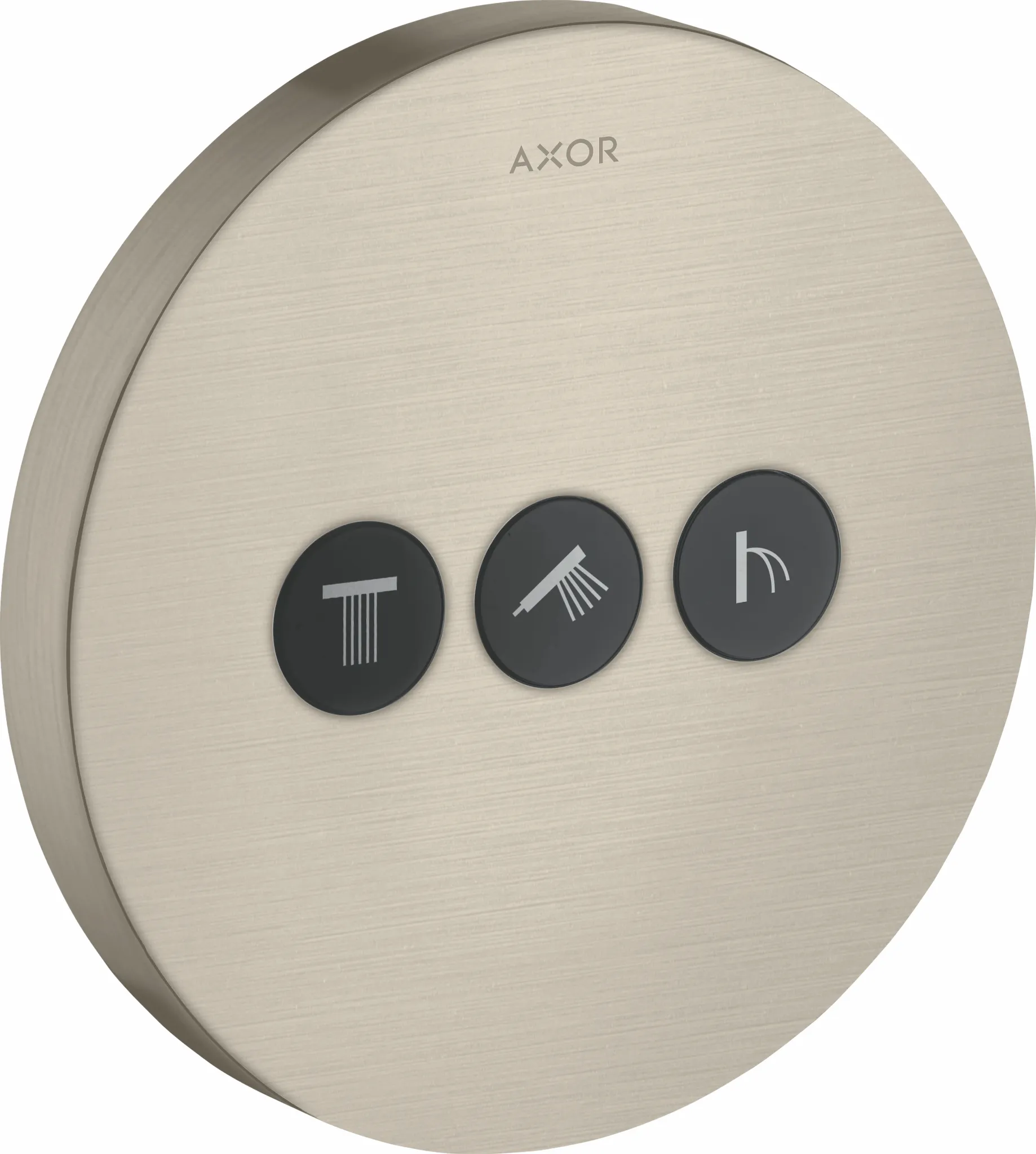 Absperrventil UP Axor ShowerSelect Fertigset 3 Verbraucher rund chrom