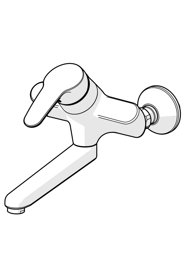 HansaMIX Waschtischarmatur Einhebelmischer HansaMIX 0194 Ausladung 246mm Auslaufentleerung DN15 Chrom HansaMIX Waschtischarmatur Einhebelmischer HansaMIX 0194 Ausladung 246mm Auslaufentleerung DN15 Chrom