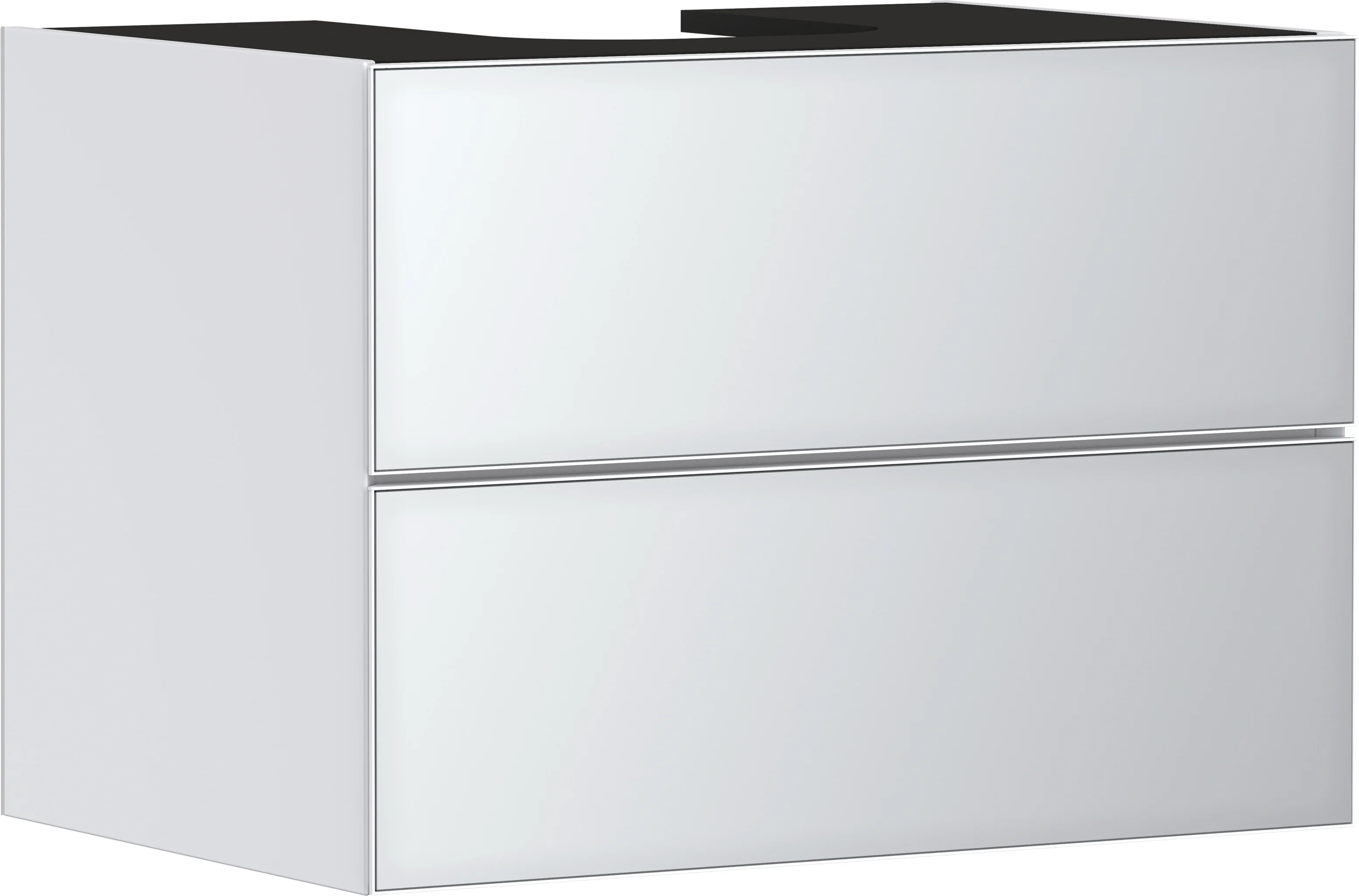 Hansgrohe Xevolos E Waschtischunterschrank Mattweiß 780/550 mm mit 2 Schubkästen, grifflos, PushOpen, SoftClose Hansgrohe Xevolos E Waschtischunterschrank Mattweiß 780/550 mm mit 2 Schubkästen, grifflos, PushOpen, SoftClose