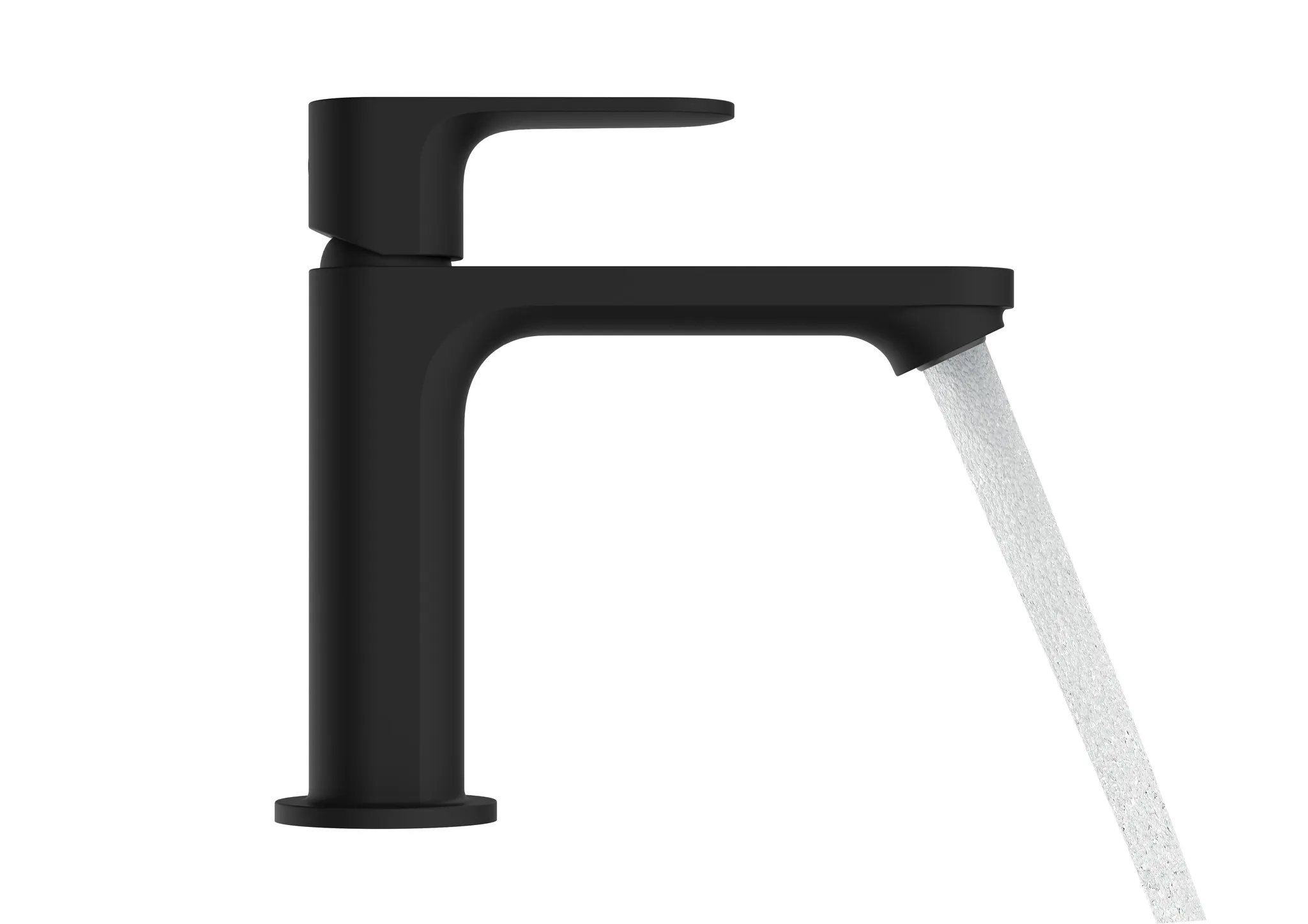 Hansgrohe Rebris E Einhebel-Waschtischmischer 110, Mattschwarz